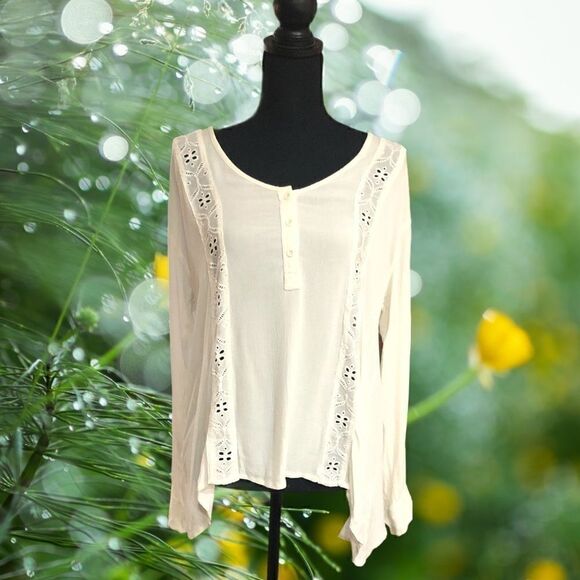 Flowy Boho Peasant Blouse  - Picture 1 of 7